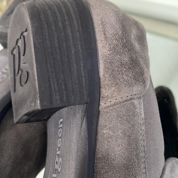 Paul Green Suede Leather Slip On Grey Shoes in size 7 - Picture 10 of 12